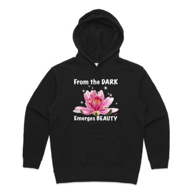 From the Dark Emerges Beauty Waterlilly - AS Colour Women's Premium Hood 4120 Thumbnail