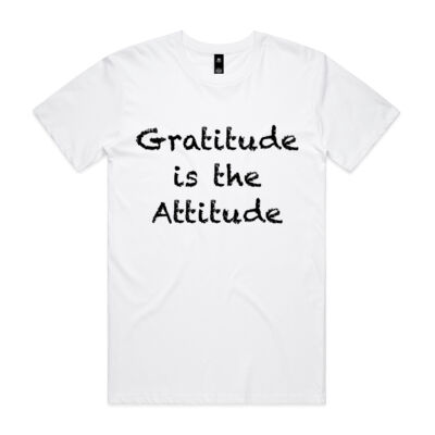 Quote - Gratitude is the Attitude - Black Fonts Thumbnail